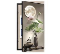 Couverture décorative pour boîte à fusibles, panneau électrique, compteur mural, panneaux cachés pour intérieur et extérieur, pour maison, bureau, tableaux artistiques, (B,60 x 45 cm)