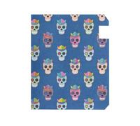Couverture décorative pour boîte aux lettres de Saint-Valentin - Motif tête de mort - Fausse paillettes - Taille standard - 45,7 x 53,3 cm