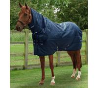 Couverture d'écurie avec couvre-cou Premier Equine Stratus 100g Bleu 191 cm