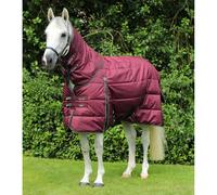 Couverture d'écurie pour cheval avec couvre cou Premier Equine Hydra 350g Rouge 152 cm