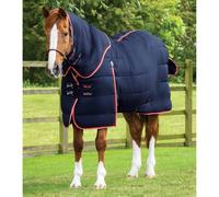 Couverture d'écurie pour cheval avec couvre cou Premier Equine Stable Buster 450g Bleu 183 cm
