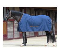 Couverture d'écurie pour cheval en lin Bucas Cool Bleu 130 cm