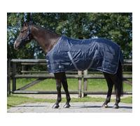 Couverture d'écurie pour cheval QHP Start 150 g - bleu foncé - 165 cm