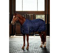 Couverture d'écurie pour cheval Weatherbeeta ComFiTec PP Channel Quilt II 220g Bleu 125 cm