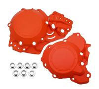 Couverture d'embrayage de Moto Compatible avec Divers modèles 2017 2018 2019-2023 TC TC250 TX 300I Te 250 300 TE250I 300i Ajustement Universel pour la Protection de la Ville(Orange 2 Set)