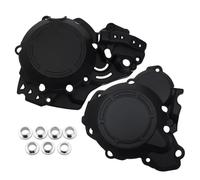 Couverture d'embrayage de Moto Compatible avec Divers modèles 2017 2018 2019-2023 TC TC250 TX 300I Te 250 300 TE250I 300i Ajustement Universel pour la Protection de la Ville(Black 2 Set)