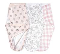 Couverture d'emmaillotage Aden + Anais Essentials Easy Swaddle Wrap à changement rapide avec fermeture éclair en bas, couverture d'emmaillotage en tricot de coton confortable pour nouveau-nés, TOG 1.0