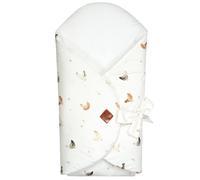 Couverture D'emmaillotage Évolutive En Coton Gallina Écru TU
