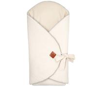 Couverture d'emmaillotage évolutive en gaze de coton jeanne beige TU