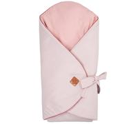 Couverture d'emmaillotage évolutive en gaze de coton jeanne rose TU