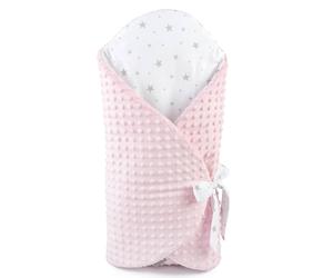 Couverture D'emmaillotage Évolutive Minky Stella Rose TU