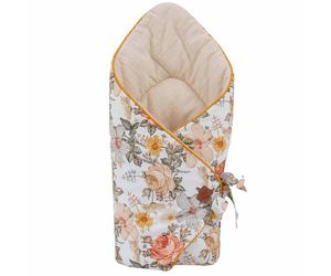 Couverture d'emmaillotage molletonnée néo vintage néo vintage imprimé floral, be TU