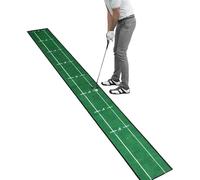 Couverture D'entraîNement Au Putting, Tapis Vert De 9,2x1,0 Pieds Avec MatéRiaux Tpr Pour Les Jeux Courts En IntéRieur Ou En ExtéRieur, Au Bureau, Dans Le Jardin Et Les FêTes