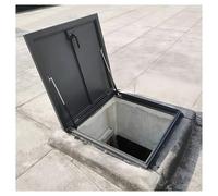 Couverture d'entrée Crawl Space - Trappe d'accès au toit - Porte d'accès au grenier avec vérins pneumatiques pour fenêtre de toit, sous-sol et sorties de secours