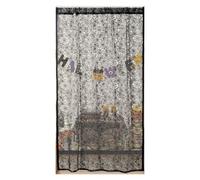 Couverture d'entrée rafraîchissante avec ombres détaillées, motifs mains artificielles, filet en polyester pour décoration d'intérieur, festival, Halloween, drapé de porte avec installation facile