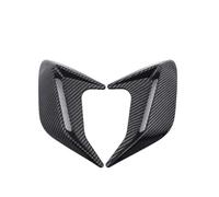 Couverture des ailes de flux d'air latéral PourHONDA | Pare-chocs avant de voiture, grille d'aération latérale, séparateur d'aile de voiture, Spoiler Canard(Carbon fiber pattern)