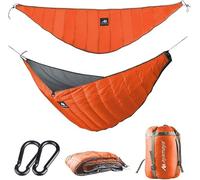 Couverture Dessous de Hamac Camping, Couverture de Couette de Camping, Hammock Underquilt, Tapis de Hamacs en Coton, Chaud, Ultra-léger, Coupe-Vent, Garder au Chaud (2 Personne Hamacs)