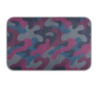 Couverture d'été camouflage rose foncé vert pour chats d'intérieur auto-refroidissant, 96,5 x 58,4 cm, tapis de refroidissement pour extérieur pour chien confortable portablapete enfriador para perros