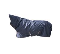 Couverture d'extérieur avec couvre-cou polaire pour cheval Kentucky All Weather Quick Dry 150g Bleu 155 cm