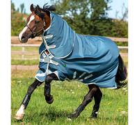 Couverture d'extérieur avec couvre-cou pour cheval Horseware Amigo AmEco 100g Bleu 6’3"