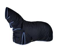 Couverture d'extérieur avec Couvre-Encolure Horze Glasgow, 150 g, Bleu, 155