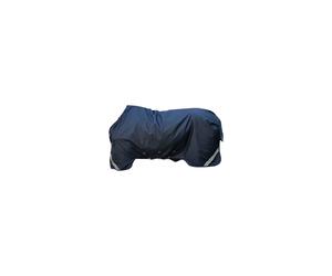 Couverture d'extérieur de participation imperméable et confortable pour tous les temps pour cheval Kentucky 100g Bleu 130 cm