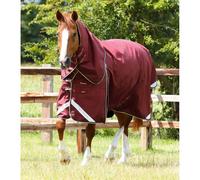 Couverture d'extérieur imperméable pour cheval avec couvre-cou Premier Equine Buster 0 g Rouge 183 cm