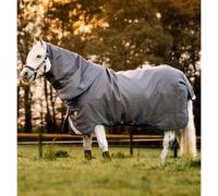 Couverture d'extérieur imperméable pour cheval Horseware Rhino Hexstop Plus 100g Gris 160 cm