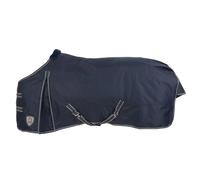 Couverture d'extérieur imperméable respirant pour cheval Tattini 200 g Bleu Longueur totale: 165 cm
