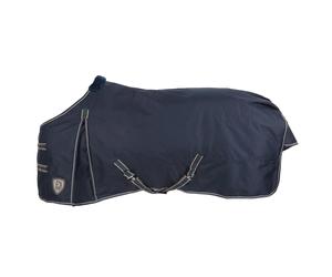 Couverture d'extérieur imperméable respirant pour cheval Tattini 200 g Bleu Longueur totale: 165 cm