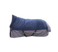 Couverture d'extérieur pour cheval à col haut Equithème Tyrex 600 D 0g Bleu 175 cm