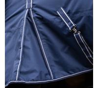 Couverture d'extérieur pour cheval avec couvre-cou amovible Imperial Riding Basic 300g Bleu 165 cm