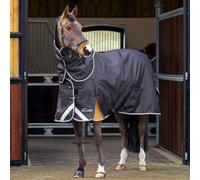 Couverture d'extérieur pour cheval avec couvre-cou Highlander Plus 200g Noir 69"