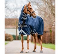 Couverture d'extérieur pour cheval avec couvre-cou Horseware Amigo 1200D 0g Bleu 160 cm