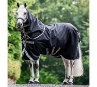 Couverture d'extérieur pour cheval avec couvre-cou Horseware Amigo 1200D Plus 50g Noir 140 cm