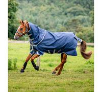 Couverture d'extérieur pour cheval avec couvre-cou Horseware Amigo 1200D Plus Turnout 0g Bleu 155 cm