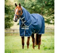 Couverture d'extérieur pour cheval avec couvre-cou Horseware Amigo Ripstop 900D Plus Turnout 0g Bleu 160 cm
