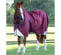 Couverture d'extérieur pour cheval avec couvre-cou Premier Equine Akoni Stratus 0g Rouge 160 cm