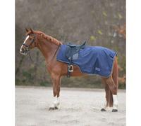 Couverture d'extérieur pour cheval avec échancrure pour la selle Waldhausen Comfort Bleu Full