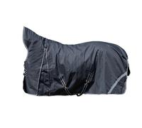 Couverture d'extérieur pour cheval col haut HKM Innsbruck 100g Noir 165 cm