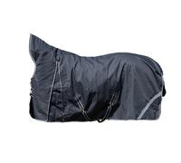 Couverture d'extérieur pour cheval col haut HKM Innsbruck 200g Noir 165 cm