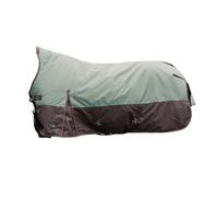 Couverture d'extérieur pour cheval col haut HKM Norwich 600D Vert 165 cm