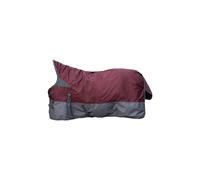 HKM Yukon Couverture highneck 600D, 200g Rouge Foncé/Gris 135