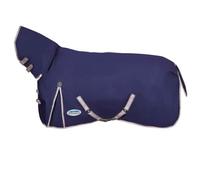 Couverture d'extérieur pour cheval couvre-cou Weatherbeeta Comfitec Essential Lite Plus 50g - navy/silver/red - 75 cm