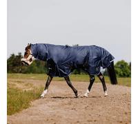 Couverture d'extérieur pour cheval Equithème Classic 1200D Combo 300g Bleu 206 cm