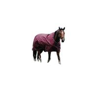 Couverture d'extérieur pour cheval Equithème Tyrex 1200D 0g High Neck Rouge 175 cm