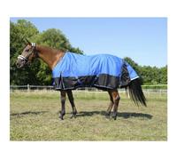 EQUITHEME Couverture Aisance 1200D - 50G - Couleurs - Bleu/Noir, Taille Couvertures - 6.6