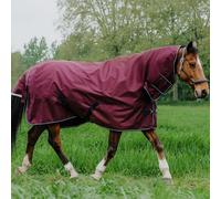 Couverture d'extérieur pour cheval Equithème Tyrex 1200D Combo 0g Rouge 190 cm