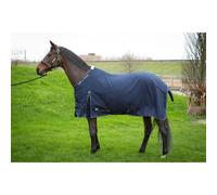 Couverture d'extérieur pour cheval Harry's Horse Highliner Comfort Boa Bleu 195 cm
