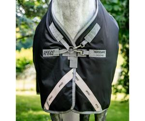 Couverture d'extérieur pour cheval Horseware Amigo 1200D 50g Noir 155 cm